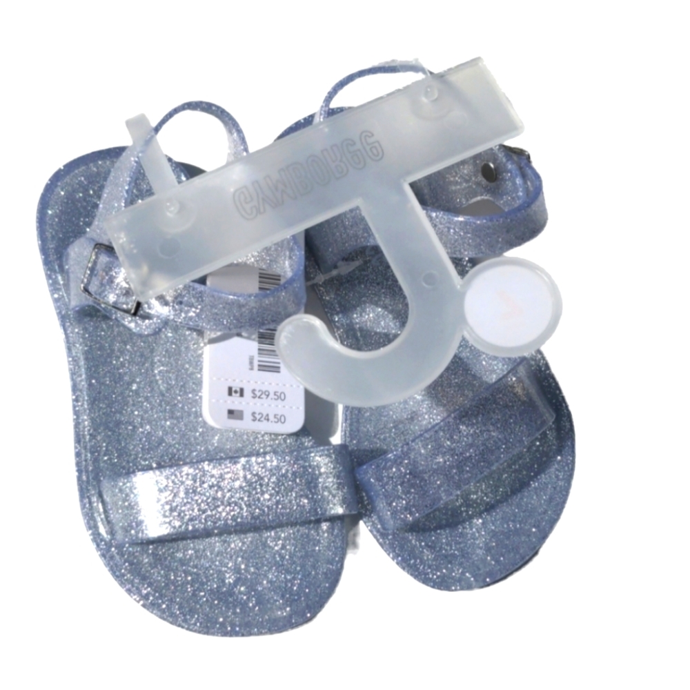 Gymboree Girls Clear/Sparkle Jelly Sandals